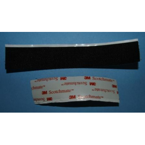 3M SJ3526 Scotchmate samolepicí suchý zip háčky černý