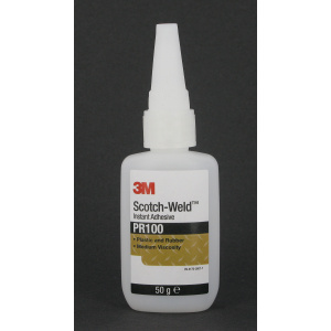 3M Scotch-Weld vteřinové lepidlo na plasty a pryže PR100, 20 g